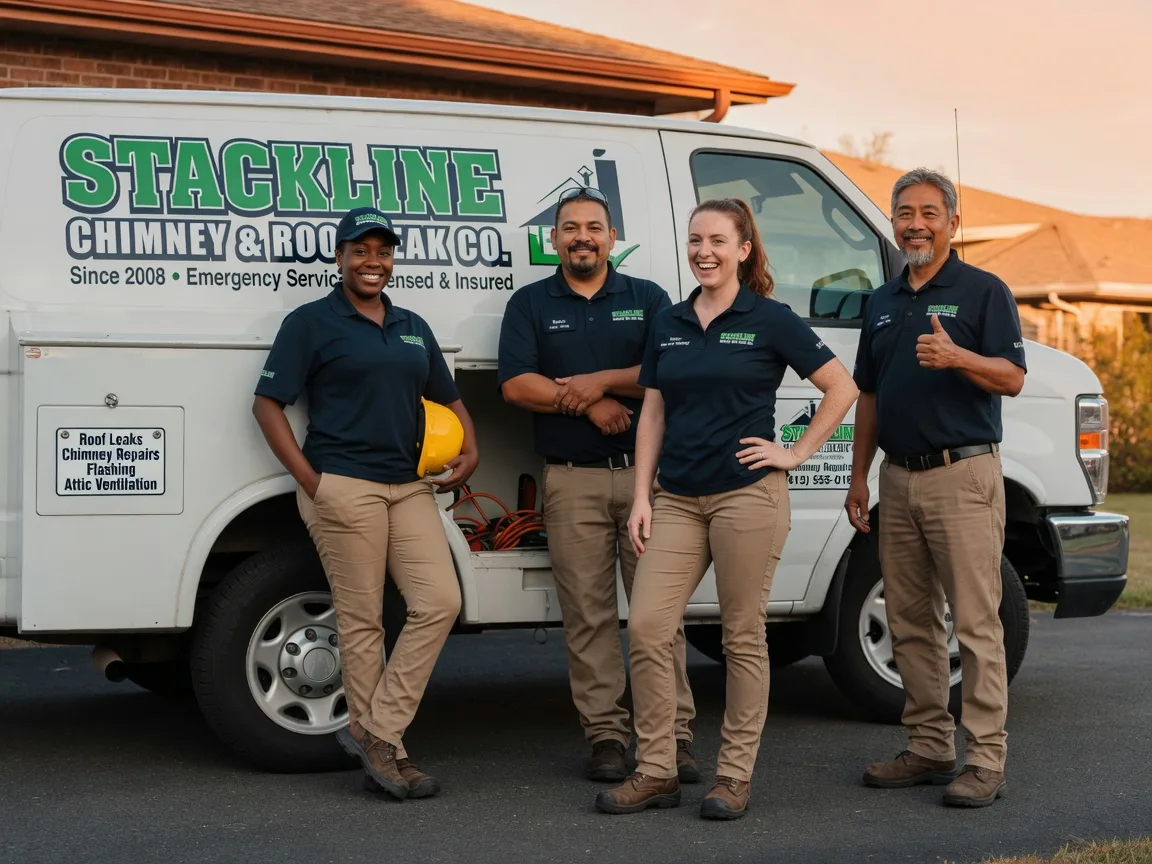 Chimney flashing repair company in Lakewood, IL